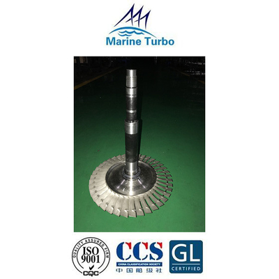 Marine Turbocharger Parts Axial Turbine Type T- TPL65 Bladed Shaft supplier