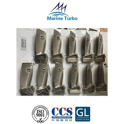 Single Stage Axial  Turbine Blade T-VTR304 External Bearing GL Certification supplier