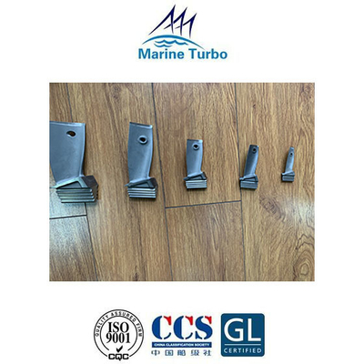 Single Stage Axial  Turbine Blade T-VTR304 External Bearing GL Certification supplier