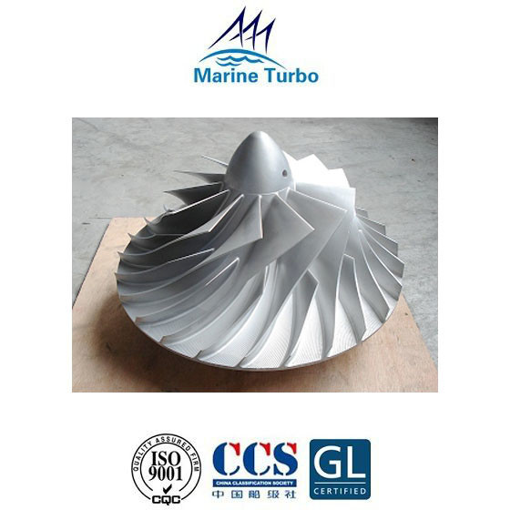 Compressor Wheel Engine Heavy Fuel Oil Engines Turbocharger Compressor Wheel 7.5 MW Engine Output